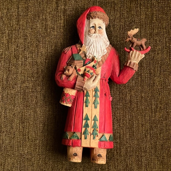 Midwest of Cannon Falls WOODLAND SANTA 7.5" Figurine Father Christmas Folk Art - Picture 2 of 5